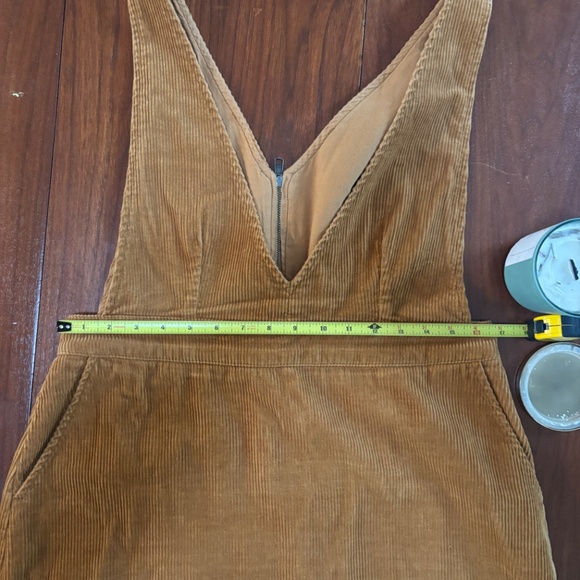 Frank & Oak Corduroy Pinafore Dress in Cathay Spice - Picture 6 of 6